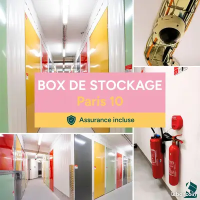 Box à louer - Garde meuble / Paris 10ᵉ arrondissement / 9m²