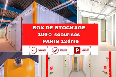 Box à louer - Garde meuble / Paris 12ᵉ arrondissement / 2 m²