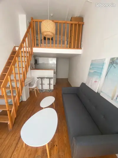 Chambre Duplex meublée à louer au mois- prix tout compris- CAF éligible - sans frais d'honoraire