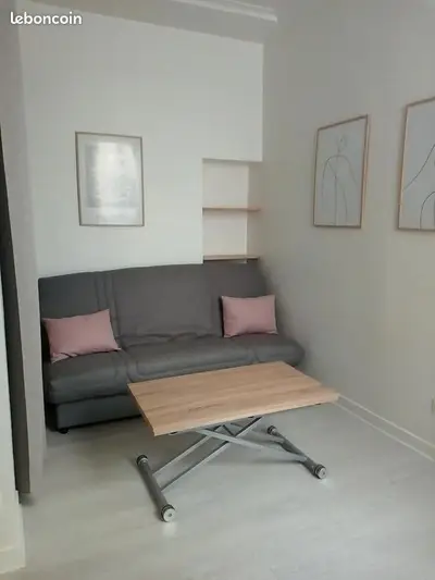 Chambre meublée "studio" à louer au mois- prix tout compris- CAF éligible - sans frais d'honoraire