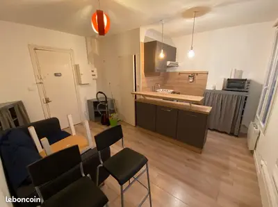 Appartement de 2 pièces meublé, calme et lumineux