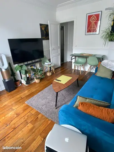 🏡 T2 meublé 40 m² – Pernety / Paris 14e – 10 min Montparnasse – Lumineux + Ascenseur