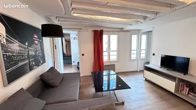 A louer 2 pièces lumineux de 41 m² au cœur du Marais – 4e arrondissement