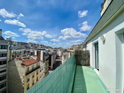 Studio 30m2 - Montmartre - double terrasses
