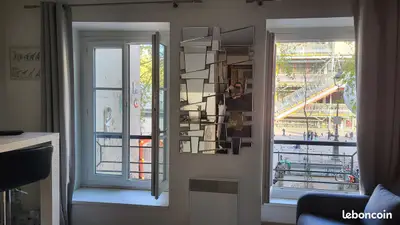 Location meublée Studio face Beaubourg Paris 4